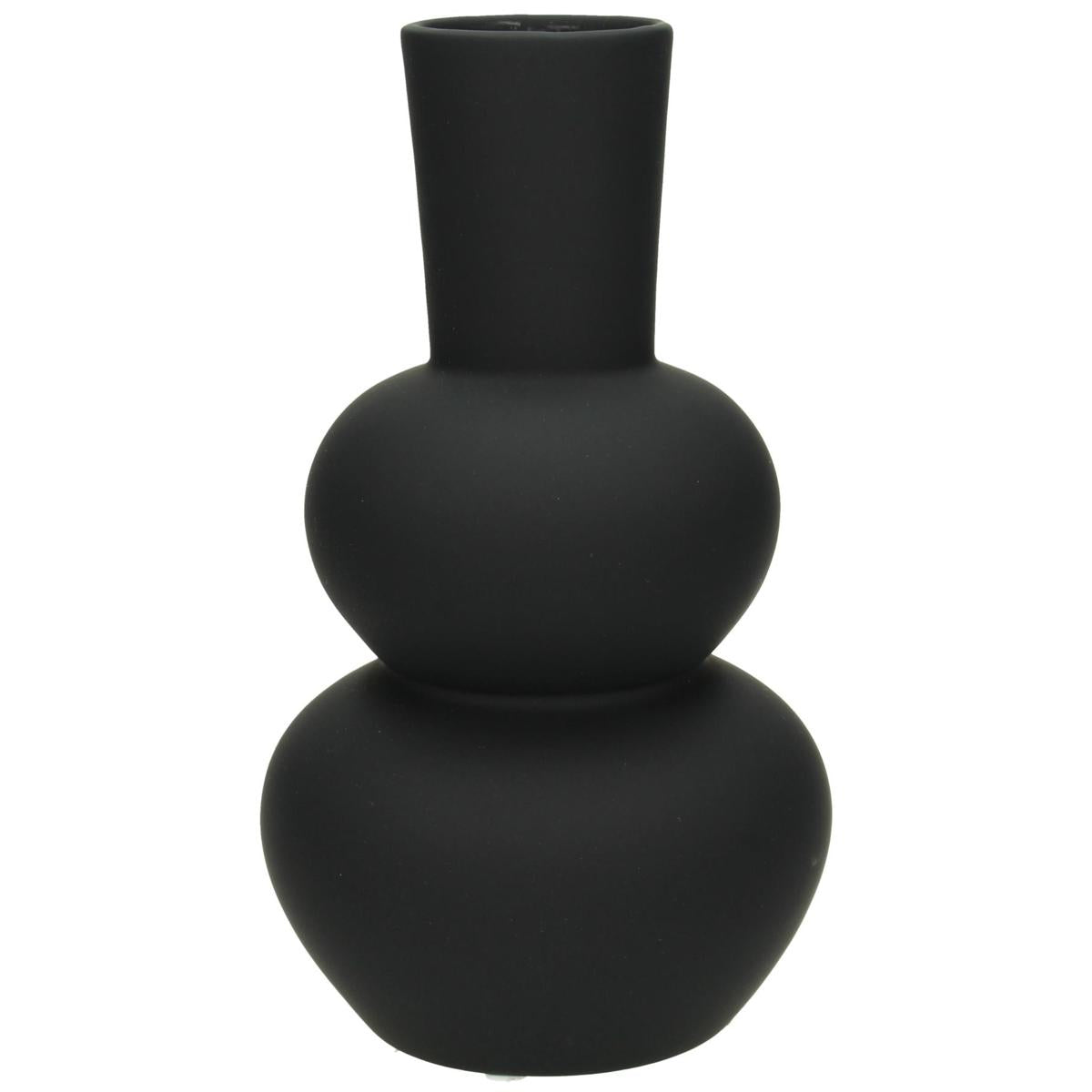 Βάζο ArteLibre Μαύρο Δολομίτης 10.7x10.7x19.7cm - Hippiehome.gr