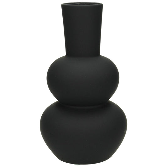 Βάζο ArteLibre Μαύρο Δολομίτης 10.7x10.7x19.7cm - Hippiehome.gr