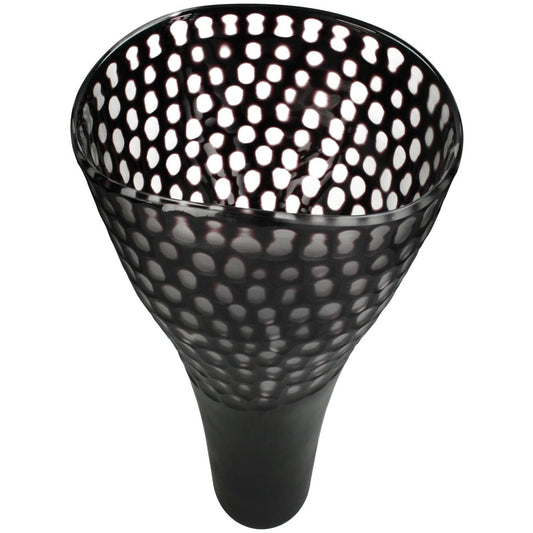 Βάζο ArteLibre Μαύρο Γυαλί 33x26x38cm - Hippiehome.gr