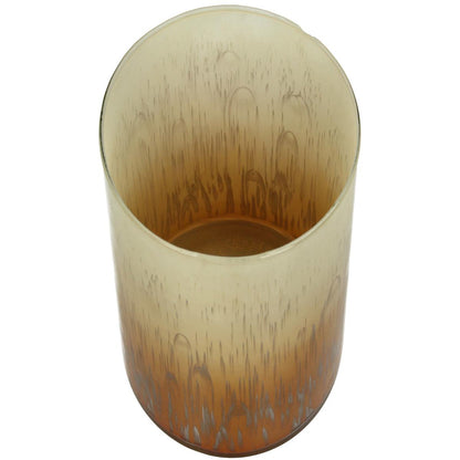 Κηροπήγιο ArteLibre Πορτοκαλί Γυαλί 15x15x16cm - Hippiehome.gr