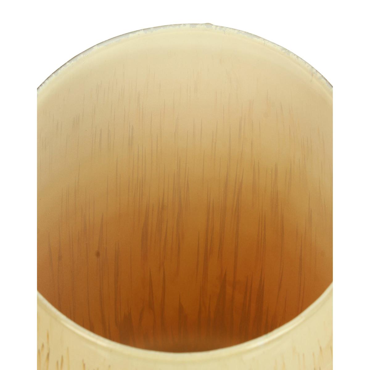 Κηροπήγιο ArteLibre Πορτοκαλί Γυαλί 23x23x23cm - Hippiehome.gr