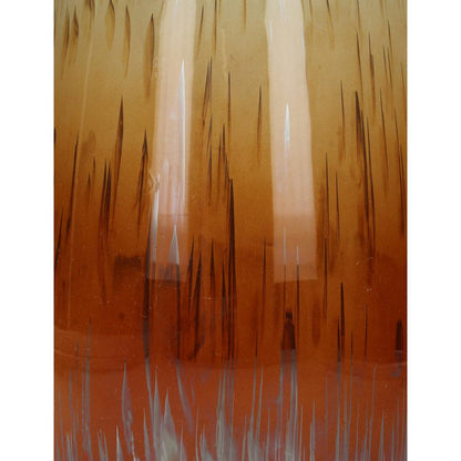 Κηροπήγιο ArteLibre Πορτοκαλί Γυαλί 23x23x23cm - Hippiehome.gr