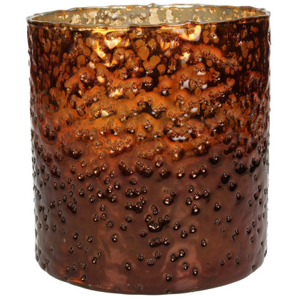 Κηροπήγιο ArteLibre Amber Γυαλί 15x15x16cm - Hippiehome.gr