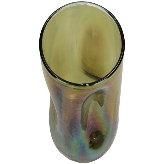 Κηροπήγιο ArteLibre Καφέ Γυαλί 14x14x20cm - Hippiehome.gr