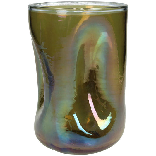 Κηροπήγιο ArteLibre Καφέ Γυαλί 14x14x20cm - Hippiehome.gr