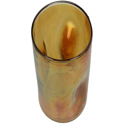 Κηροπήγιο ArteLibre Πορτοκαλί Γυαλί 18x18x26cm - Hippiehome.gr