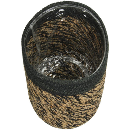 Κασπώ ArteLibre Μαύρο Γιούτα 21x21x15cm Σετ 5Τμχ - Hippiehome.gr