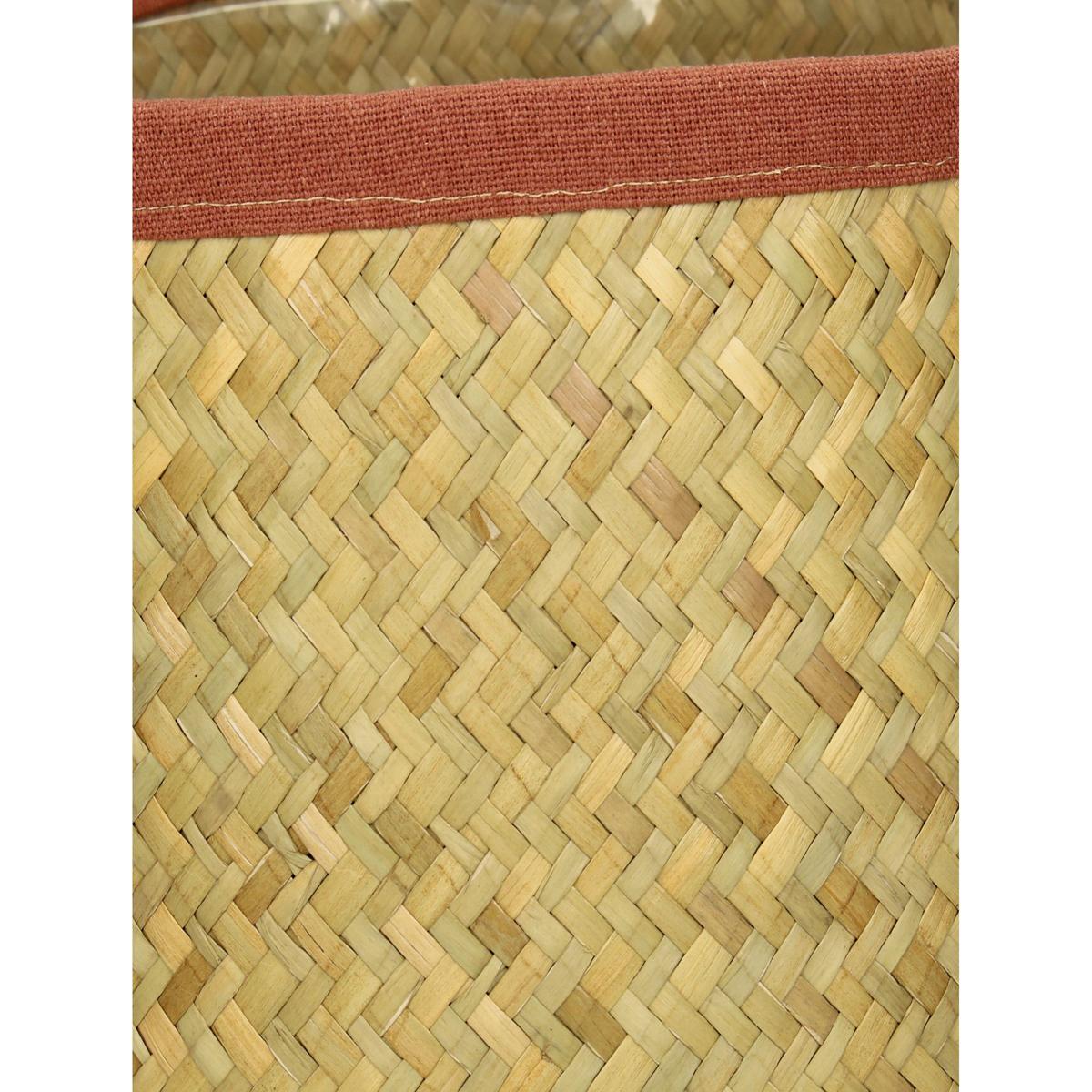 Κασπώ ArteLibre Καφέ Seagrass 27x27x17cm Σετ 3Τμχ - Hippiehome.gr