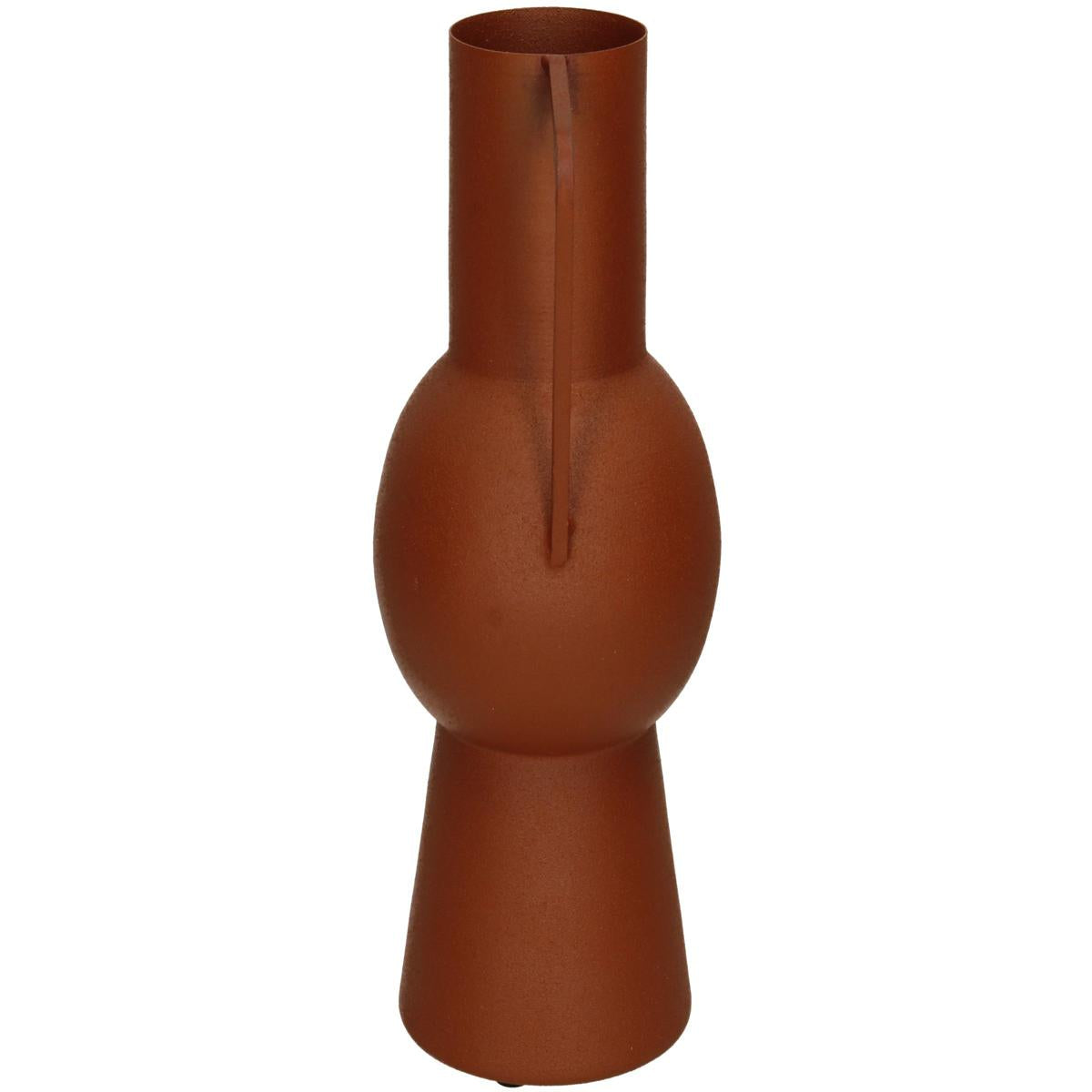 Βάζο ArteLibre Φυσικό Μέταλλο 13x10.5x23cm - Hippiehome.gr