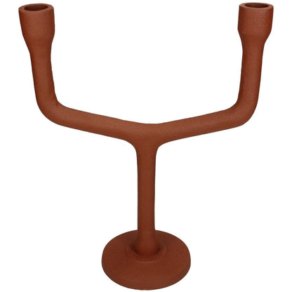 Κηροπήγιο ArteLibre Φυσικό Αλουμίνιο 23.5x10x28.5cm - Hippiehome.gr