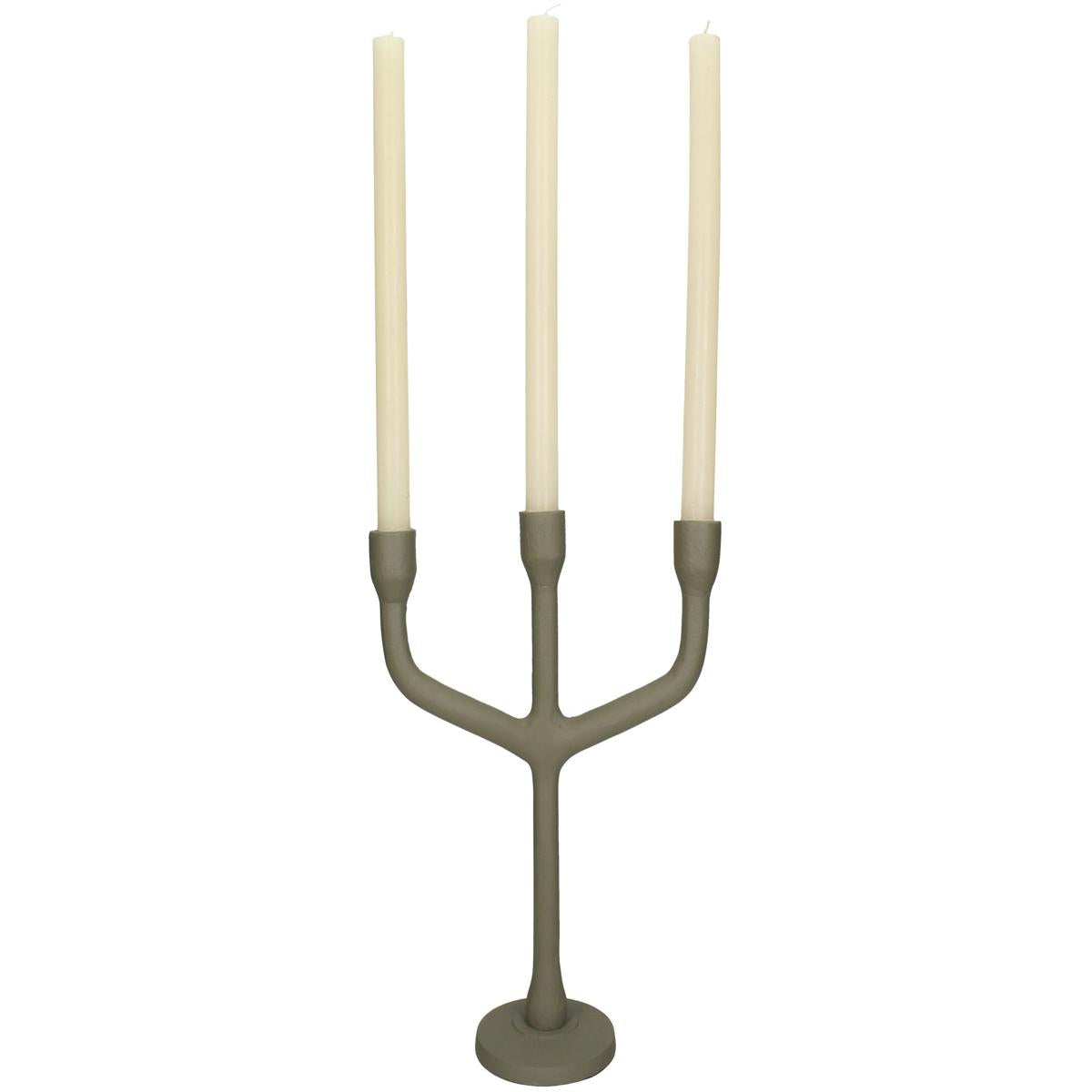 Κηροπήγιο ArteLibre Πράσινο Αλουμίνιο 23.5x10x28.5cm - Hippiehome.gr