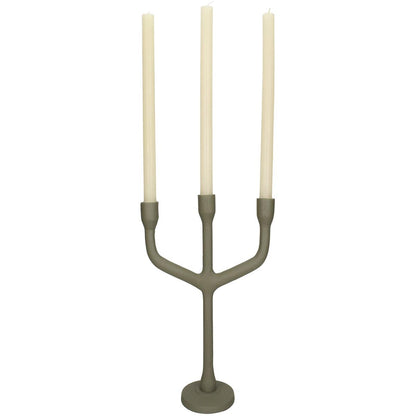 Κηροπήγιο ArteLibre Πράσινο Αλουμίνιο 23.5x10x28.5cm - Hippiehome.gr