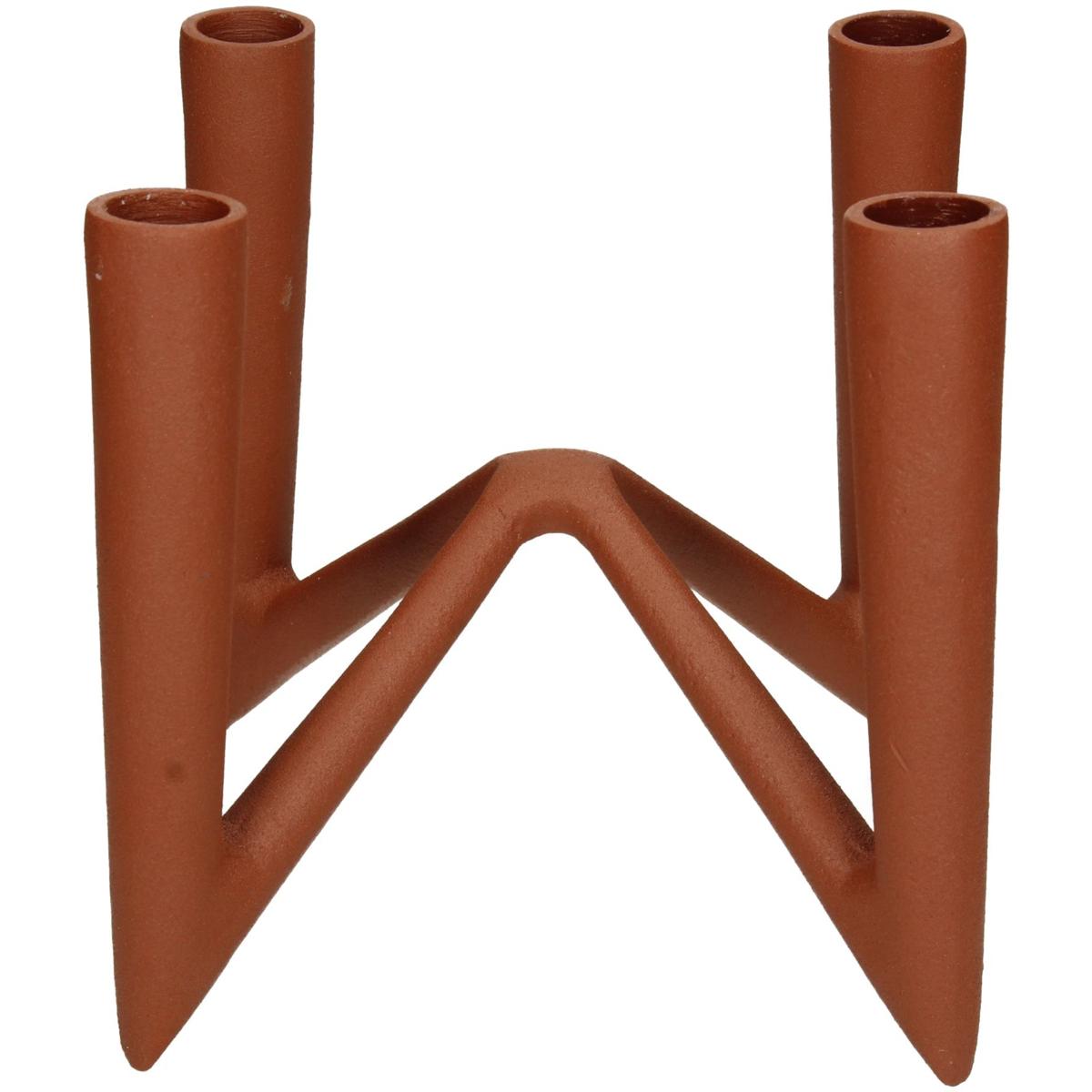 Κηροπήγιο ArteLibre Φυσικό Αλουμίνιο 15.5x15.5x16.5cm - Hippiehome.gr