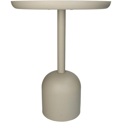 Τραπεζάκι ArteLibre Ιβουάρ Μέταλλο 37x37x46.5cm - Hippiehome.gr