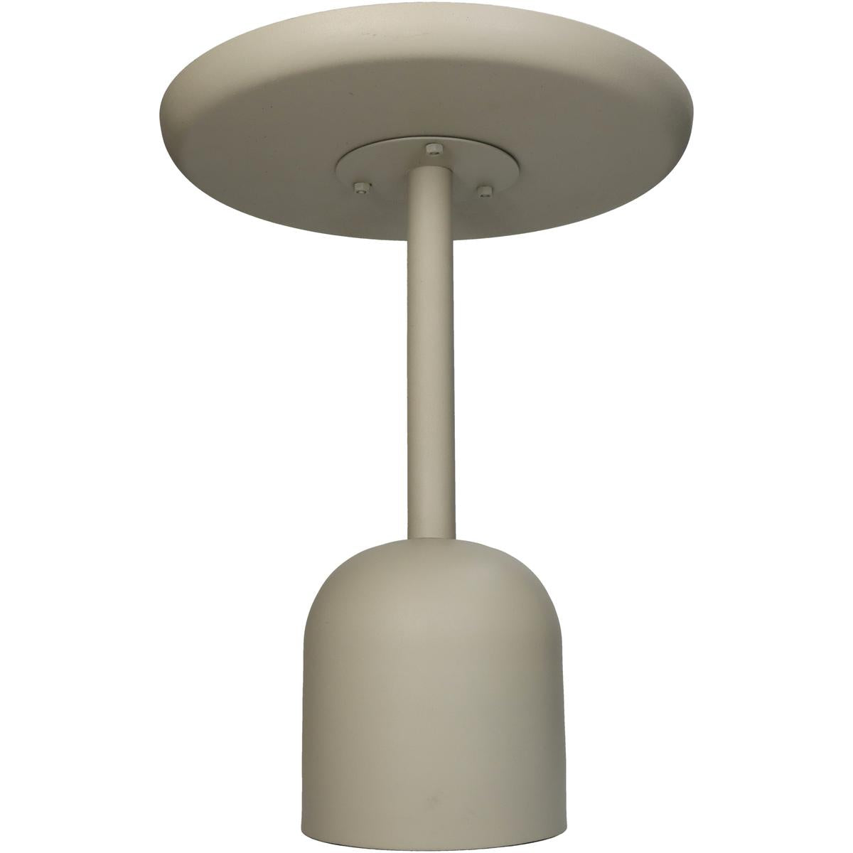 Τραπεζάκι ArteLibre Ιβουάρ Μέταλλο 37x37x46.5cm - Hippiehome.gr