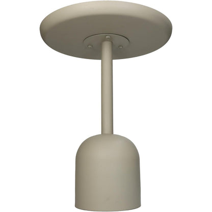 Τραπεζάκι ArteLibre Ιβουάρ Μέταλλο 37x37x46.5cm - Hippiehome.gr