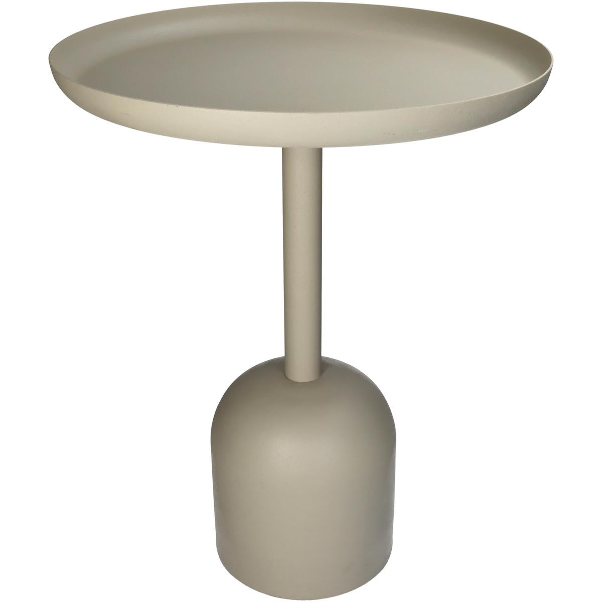 Τραπεζάκι ArteLibre Ιβουάρ Μέταλλο 37x37x46.5cm - Hippiehome.gr