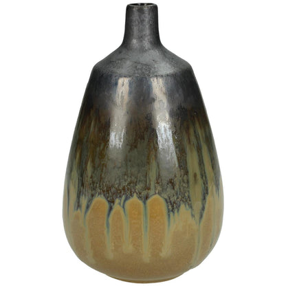 Βάζο ArteLibre Κίτρινο Κεραμικό 13x13x20.5cm - Hippiehome.gr