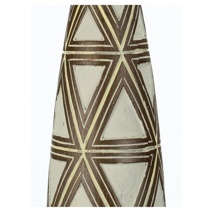 Διακοσμητικό ArteLibre Tribal Καφέ Polyresin 10X10X45cm - Hippiehome.gr