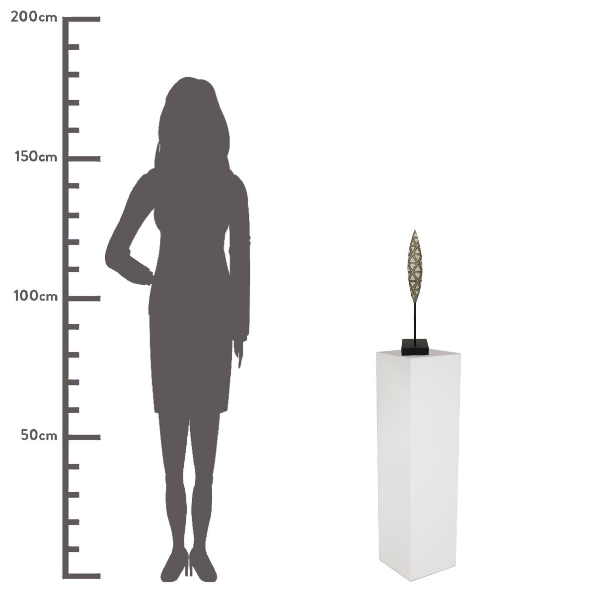 Διακοσμητικό ArteLibre Tribal Καφέ Polyresin 10X10X45cm - Hippiehome.gr