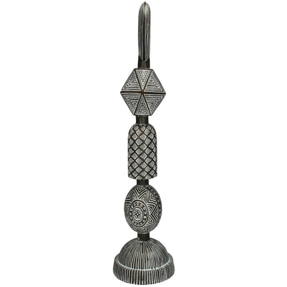 Διακοσμητικό ArteLibre Tribal Καφέ Polyresin 13X13X41cm - Hippiehome.gr