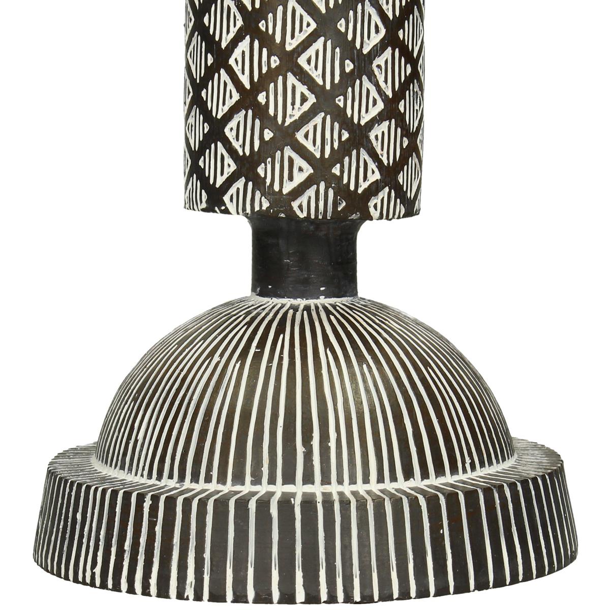 Διακοσμητικό ArteLibre Tribal Καφέ Polyresin 14x14x50cm - Hippiehome.gr