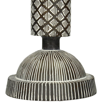 Διακοσμητικό ArteLibre Tribal Καφέ Polyresin 14x14x50cm - Hippiehome.gr