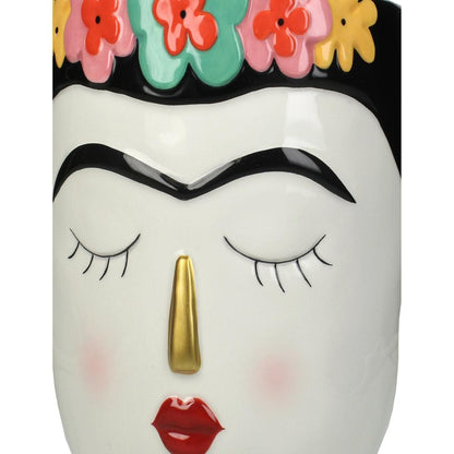 Κασπώ ArteLibre Γυναίκα Με Λουλούδια Πολύχρωμο Δολομίτης 17x16x22.1cm - Hippiehome.gr