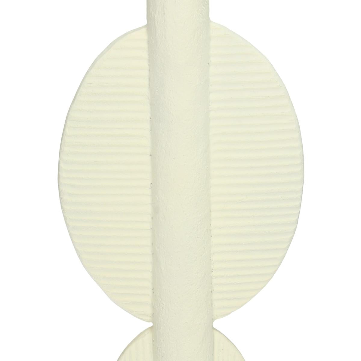 Κηροπήγιο ArteLibre Ιβουάρ Polyresin 12.3x9.7x22.2cm - Hippiehome.gr