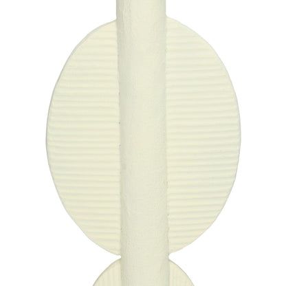 Κηροπήγιο ArteLibre Ιβουάρ Polyresin 12.3x9.7x22.2cm - Hippiehome.gr