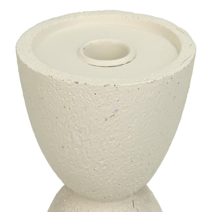 Κηροπήγιο ArteLibre Στολίδι Ιβουάρ Polyresin 11x11x15cm - Hippiehome.gr