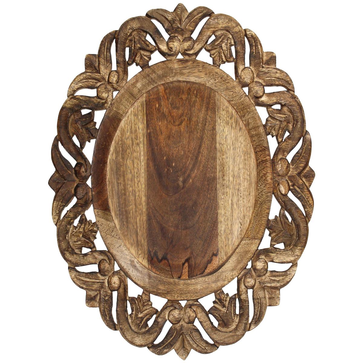 Δίσκος ArteLibre Ξύλο Καφέ 40x40x2.5cm - Hippiehome.gr