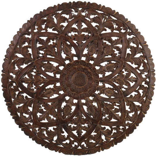 Διακοσμητικό Τοίχου ArteLibre Καφέ MDF 90x2x90cm - Hippiehome.gr