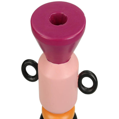 Κηροπήγιο ArteLibre Πολύχρωμο Πορσελάνη 12x8.8x24.3cm - Hippiehome.gr