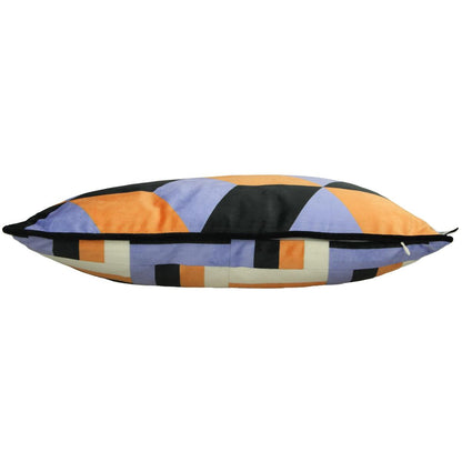 Μαξιλάρι ArteLibre Γεωμετρικά Σχήματα Πολύχρωμο Βελούδο 45x45cm - Hippiehome.gr