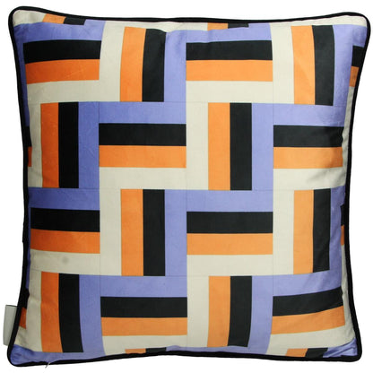Μαξιλάρι ArteLibre Γεωμετρικά Σχήματα Πολύχρωμο Βελούδο 45x45cm - Hippiehome.gr