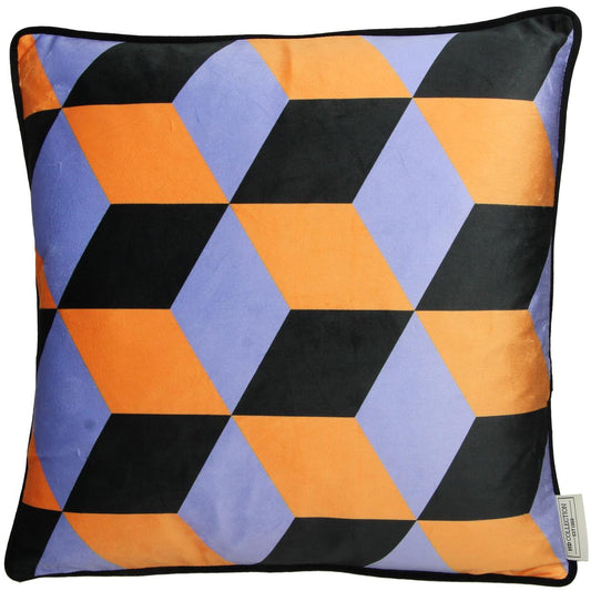 Μαξιλάρι ArteLibre Γεωμετρικά Σχήματα Πολύχρωμο Βελούδο 45x45cm - Hippiehome.gr