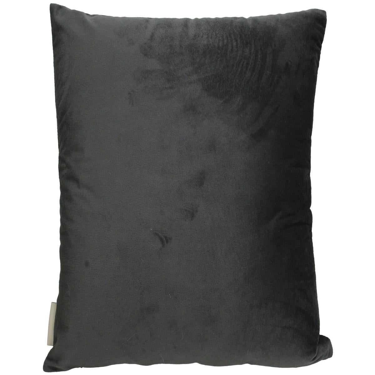 Μαξιλάρι ArteLibre Γεωμετρικά Σχήματα Γκρι Βελούδο 45x45cm - Hippiehome.gr