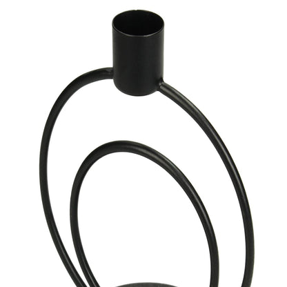 Κηροπήγιο ArteLibre Μαύρο Μέταλλο 11x8.5x14.5cm - Hippiehome.gr