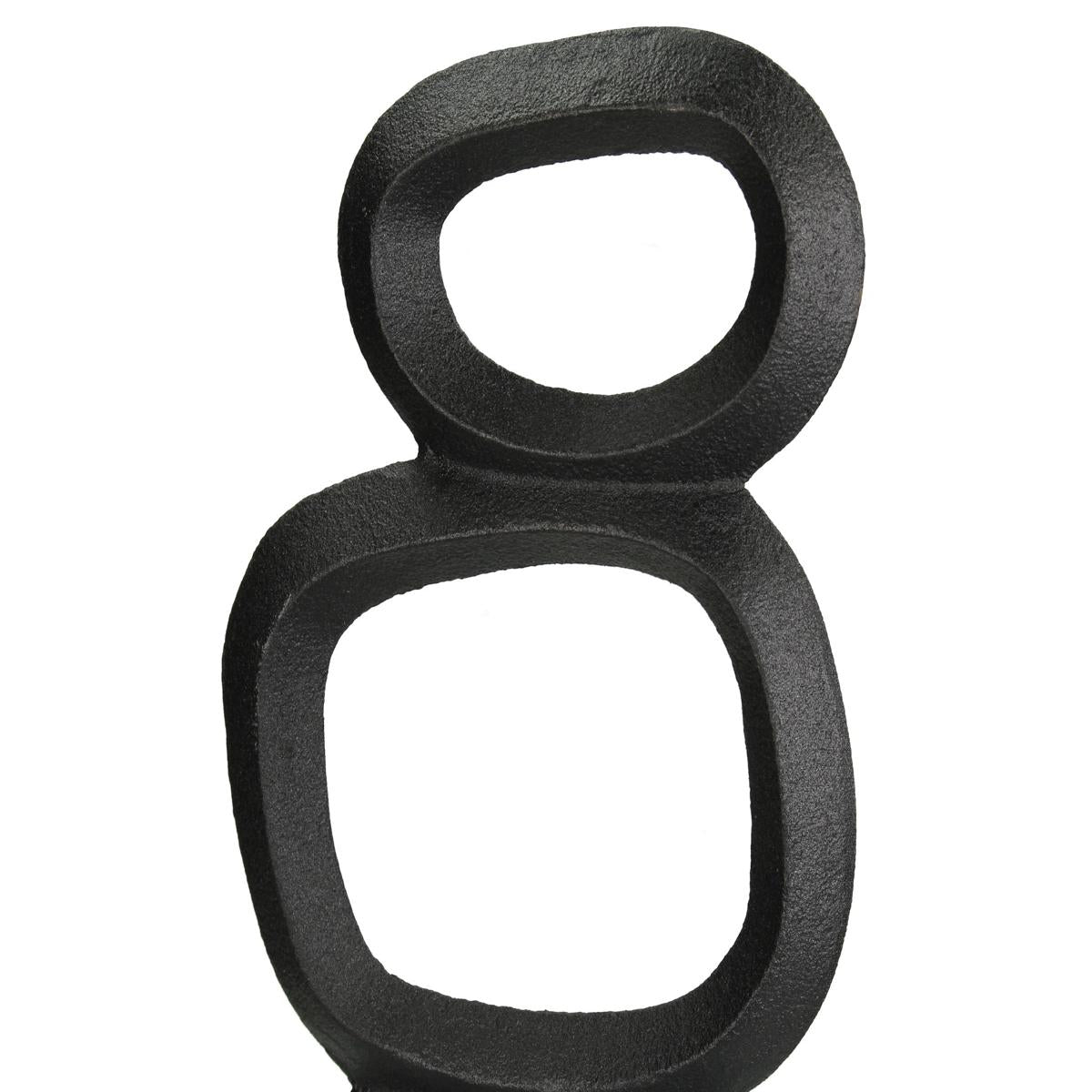 Διακοσμητικό ArteLibre Οργανικό Μαύρο Αλουμίνιο 14.5x7x48cm - Hippiehome.gr