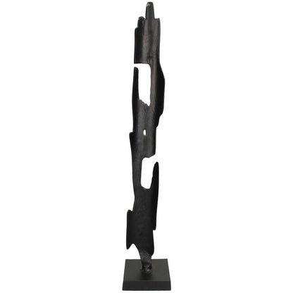 Διακοσμητικό ArteLibre Μαύρο Αλουμίνιο 13x12x67cm - Hippiehome.gr