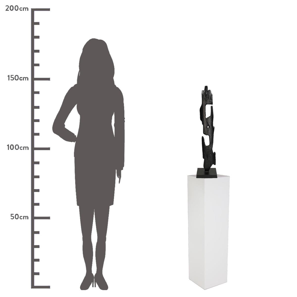 Διακοσμητικό ArteLibre Μαύρο Αλουμίνιο 13x12x67cm - Hippiehome.gr