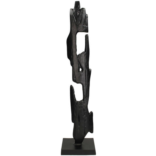 Διακοσμητικό ArteLibre Μαύρο Αλουμίνιο 13x12x67cm - Hippiehome.gr