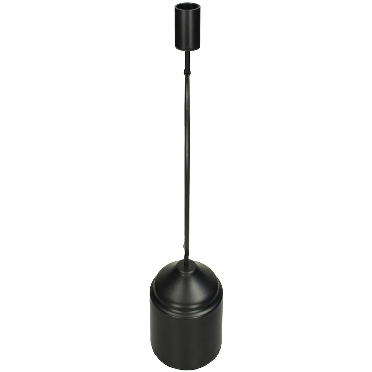 Κηροπήγιο ArteLibre Μαύρο Μέταλλο 11.8x8.2x29cm - Hippiehome.gr