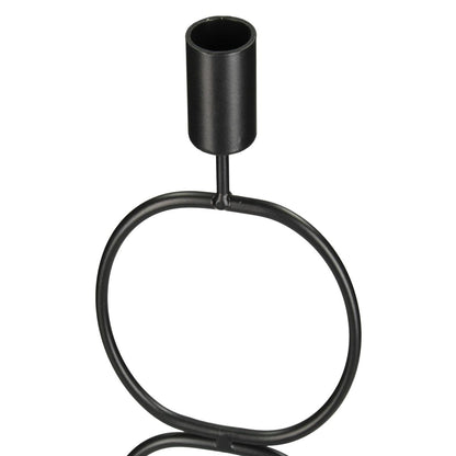 Κηροπήγιο ArteLibre Μαύρο Μέταλλο 10.5x8.2x39.2cm - Hippiehome.gr