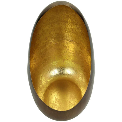 Κηροπήγιο ArteLibre Μπρονζέ Μέταλλο 13.5x13.5x20cm - Hippiehome.gr