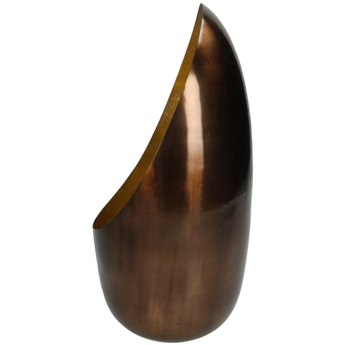 Κηροπήγιο ArteLibre Μπρονζέ Μέταλλο 17x17x27cm - Hippiehome.gr