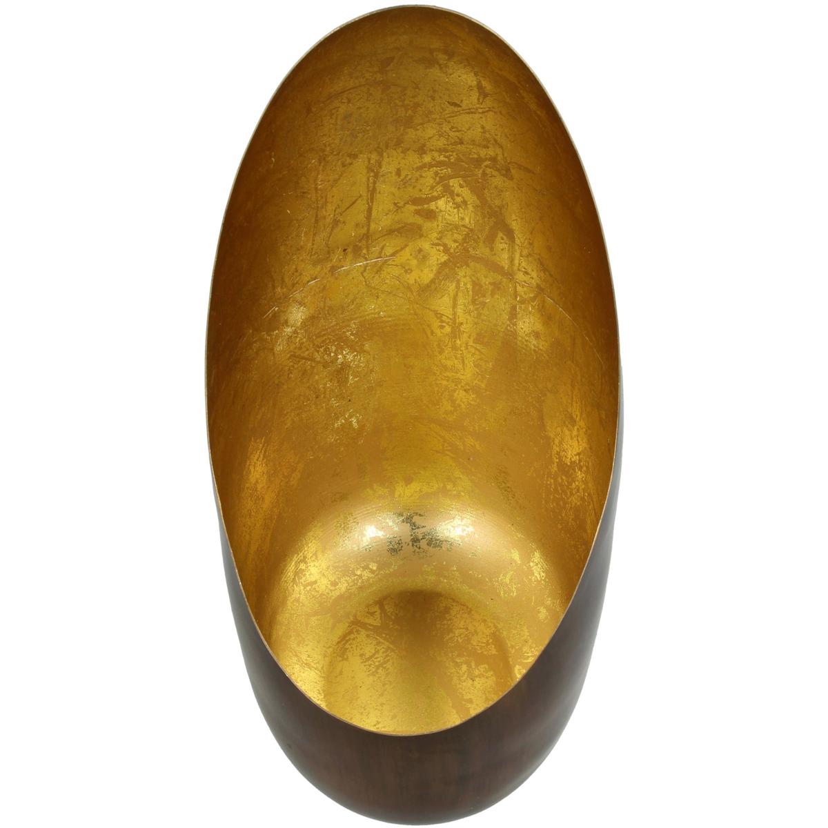 Κηροπήγιο ArteLibre Μπρονζέ Μέταλλο 17x17x27cm - Hippiehome.gr