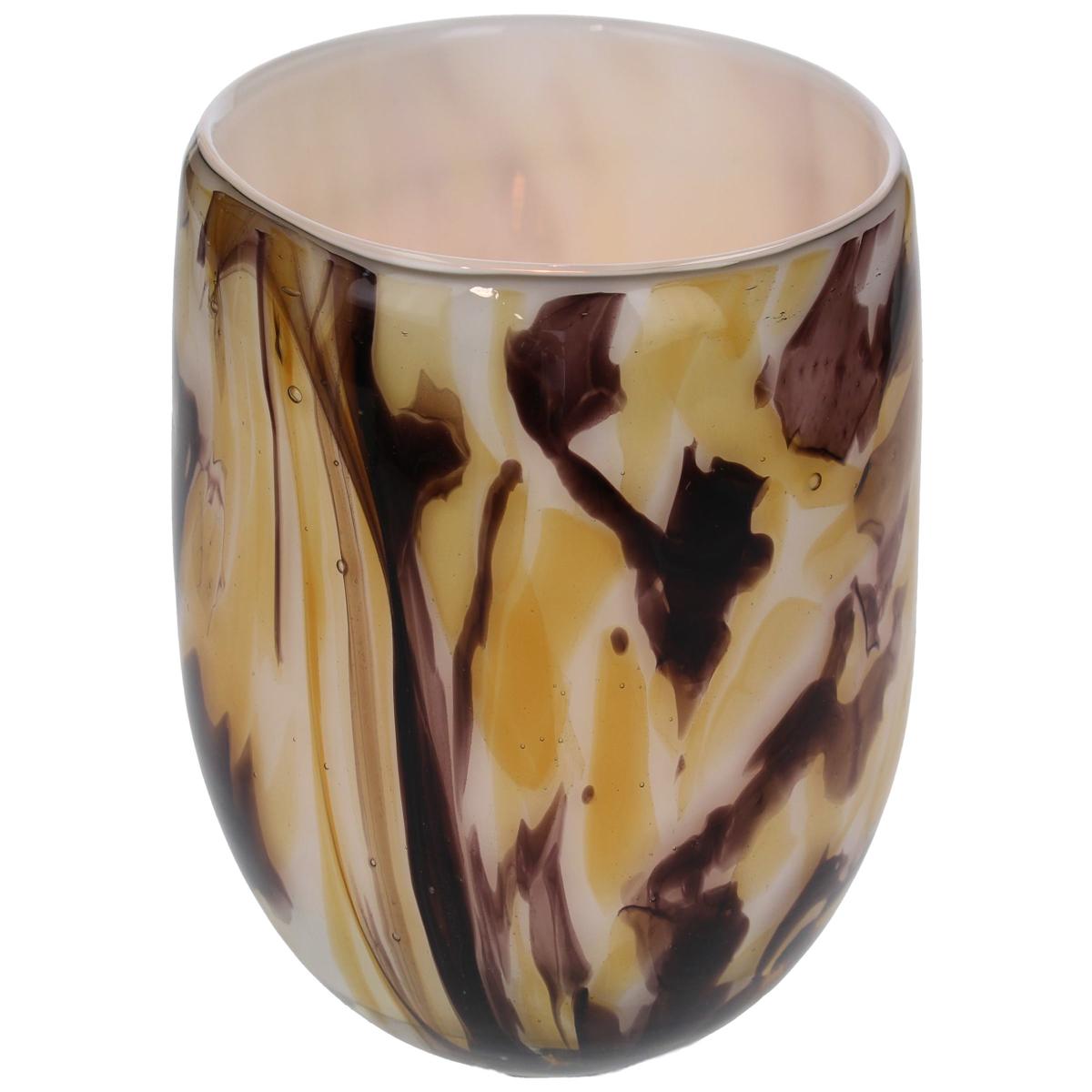 Κηροπήγιο ArteLibre Πολύχρωμο Γυαλί 12.5x12.5x10cm - Hippiehome.gr