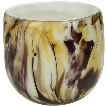 Κηροπήγιο ArteLibre Πολύχρωμο Γυαλί 12.5x12.5x10cm - Hippiehome.gr